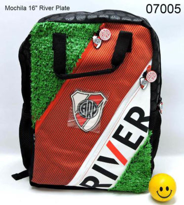 Imagen de MOCHILA 16" "RIVER PLATE" CON PASTITO 2.24